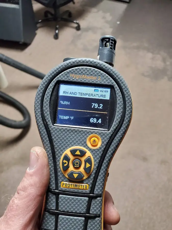 Moisture meter humidity assessment for Fire & Smoke Damage Restoration in Welcome
